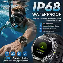 New men's smartwatch with a large 1400mAh battery