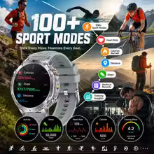 New men's smartwatch with a large 1400mAh battery